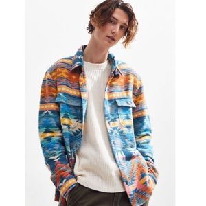 Urban Outfitters Southwest Print Shacket / Medium